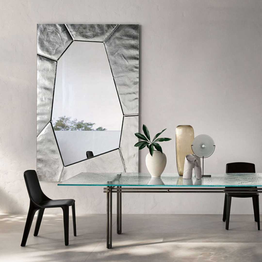 Fiam Italia designer glass furniture piece showcasing sculptural Italian craftsmanship and refined contemporary design.