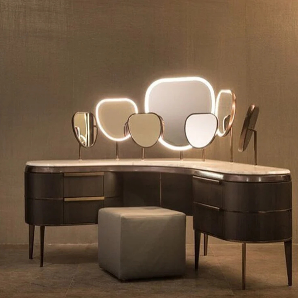 Luxury designer furniture and interior pieces available at Royal Interiors Singapore showroom