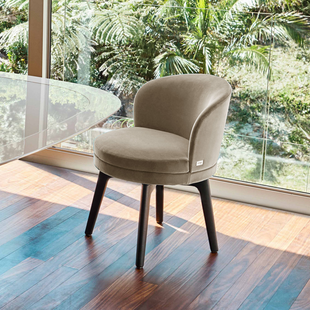 Luxury Fendi Casa designer furniture pieces only in Royal Interiors Singapore