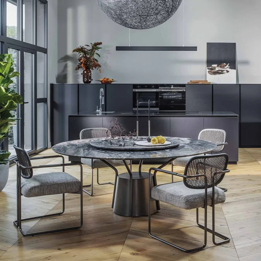 Designer furniture pieces by Chateau D'Ax, Chi Wing Lo, De Sede, Flou, Gamma Arredamenti, Lago, Liu Jo Living, Malerba, Missoni Home, Poltronova, Rolf Benz, Sur & Plus, Walter Knoll, Zanotta, Fiam, Jab, Giulio Marelli, Kristalia, Paolo C, Compar, Cornelio Cappellini, i4Mariani, Natisa, Potocco, Riva 1920, and more available at Royal Interiors Singapore. Shop showroom pieces at Royal 1956 in Delta House or Tan Boon Liat.