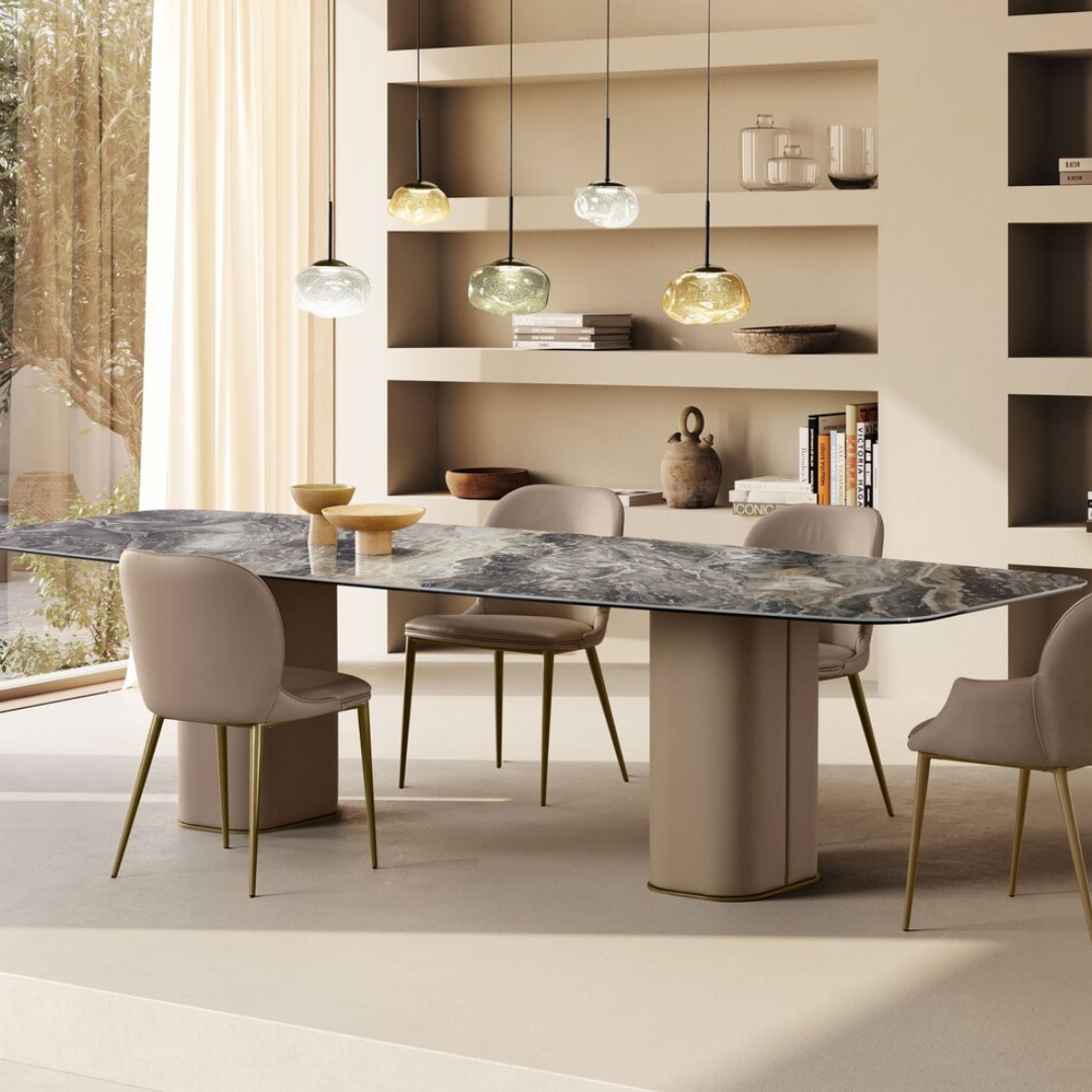 Luxury designer furniture and interior pieces available at Royal Interiors Singapore showroom