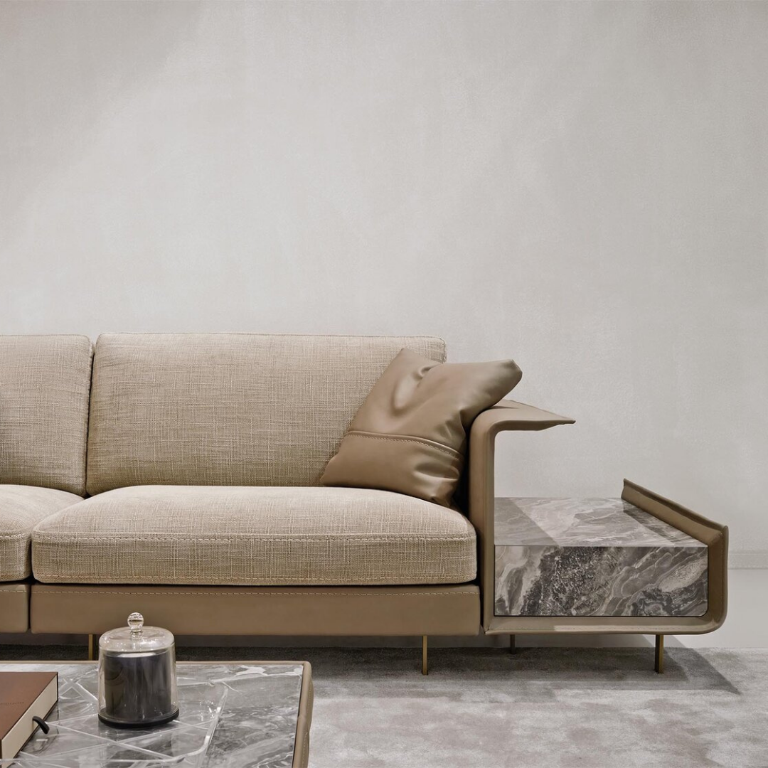 Gamma Arredamenti contemporary Italian furniture displayed at Royal Interiors Singapore showroom