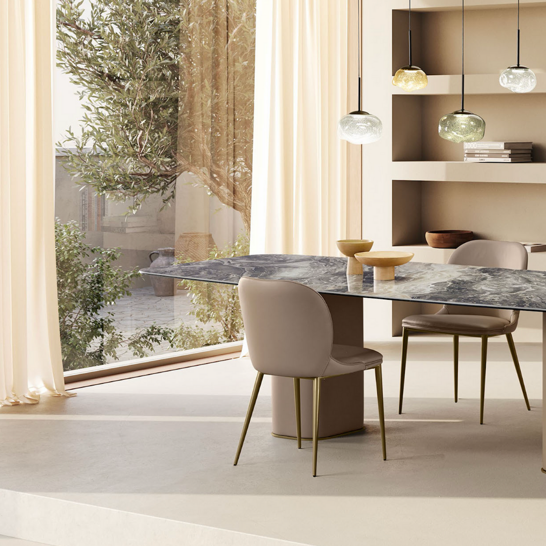 Gamma Arredamenti contemporary Italian furniture displayed at Royal Interiors Singapore showroom