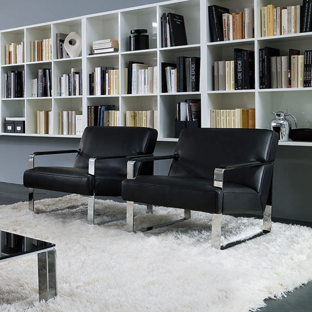 Luxury lounge armchair from Royal Interiors Singapore — designer seating crafted for modern comfort and timeless style.