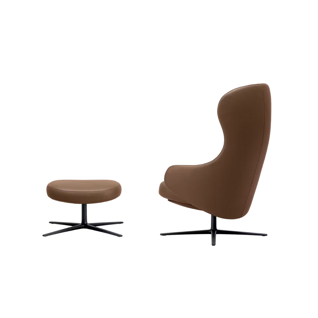 Luxury lounge armchair from Royal Interiors Singapore — designer seating crafted for modern comfort and timeless style.