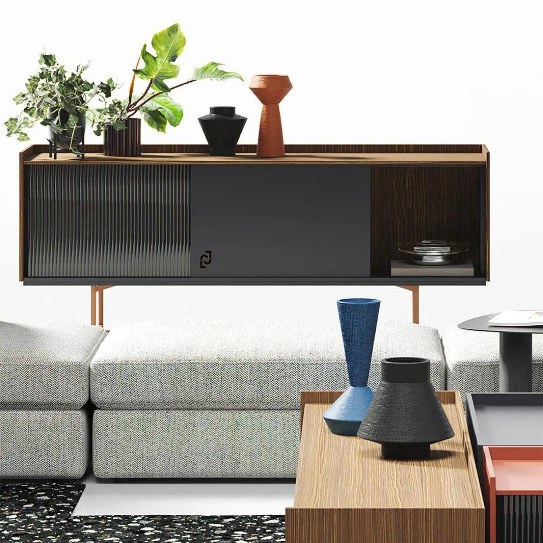 Liu Jo Living contemporary Italian furniture collection featuring modern sofas, chairs, and accent pieces at Royal Interiors Singapore.