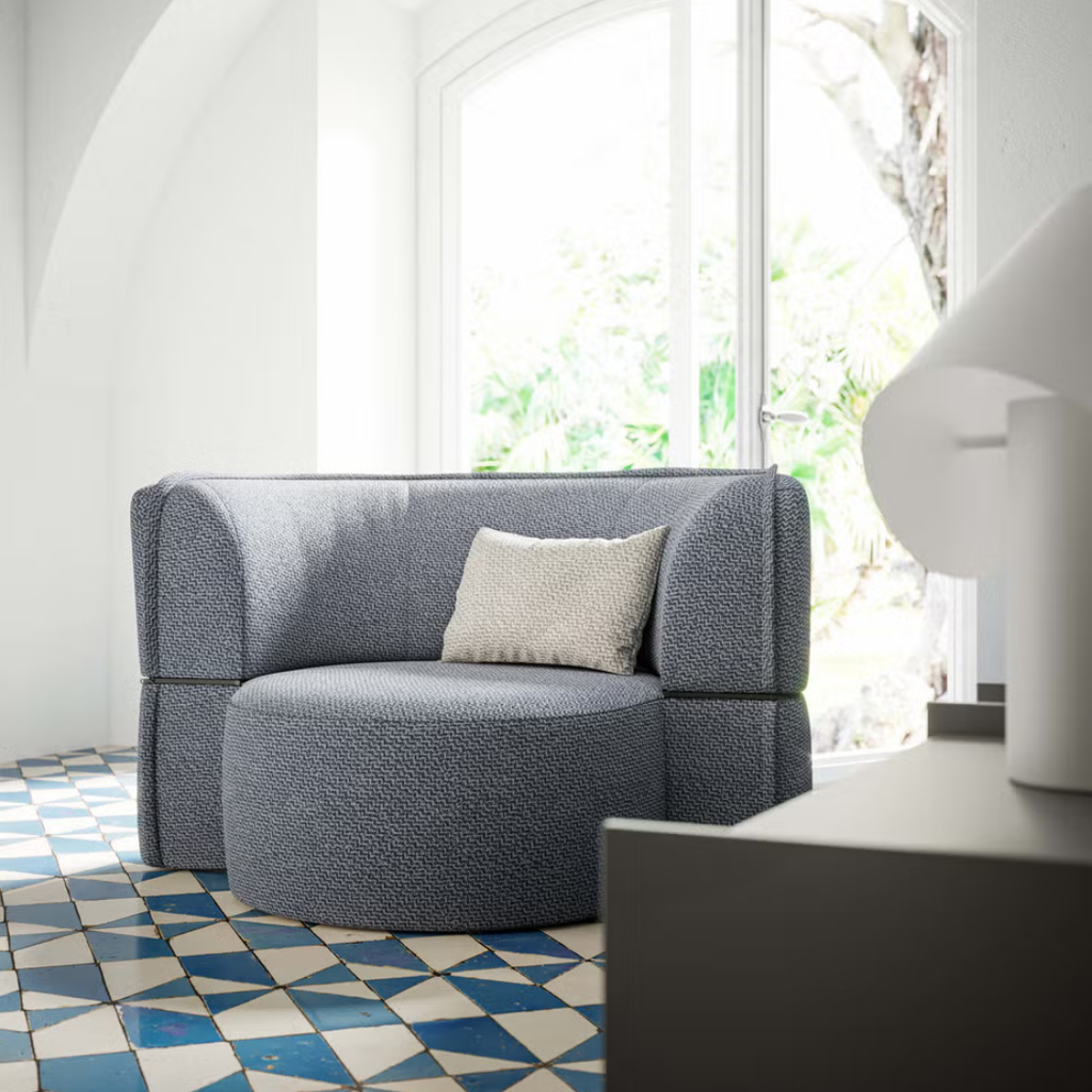 Liu Jo Living contemporary Italian furniture collection featuring modern sofas, chairs, and accent pieces at Royal Interiors Singapore.