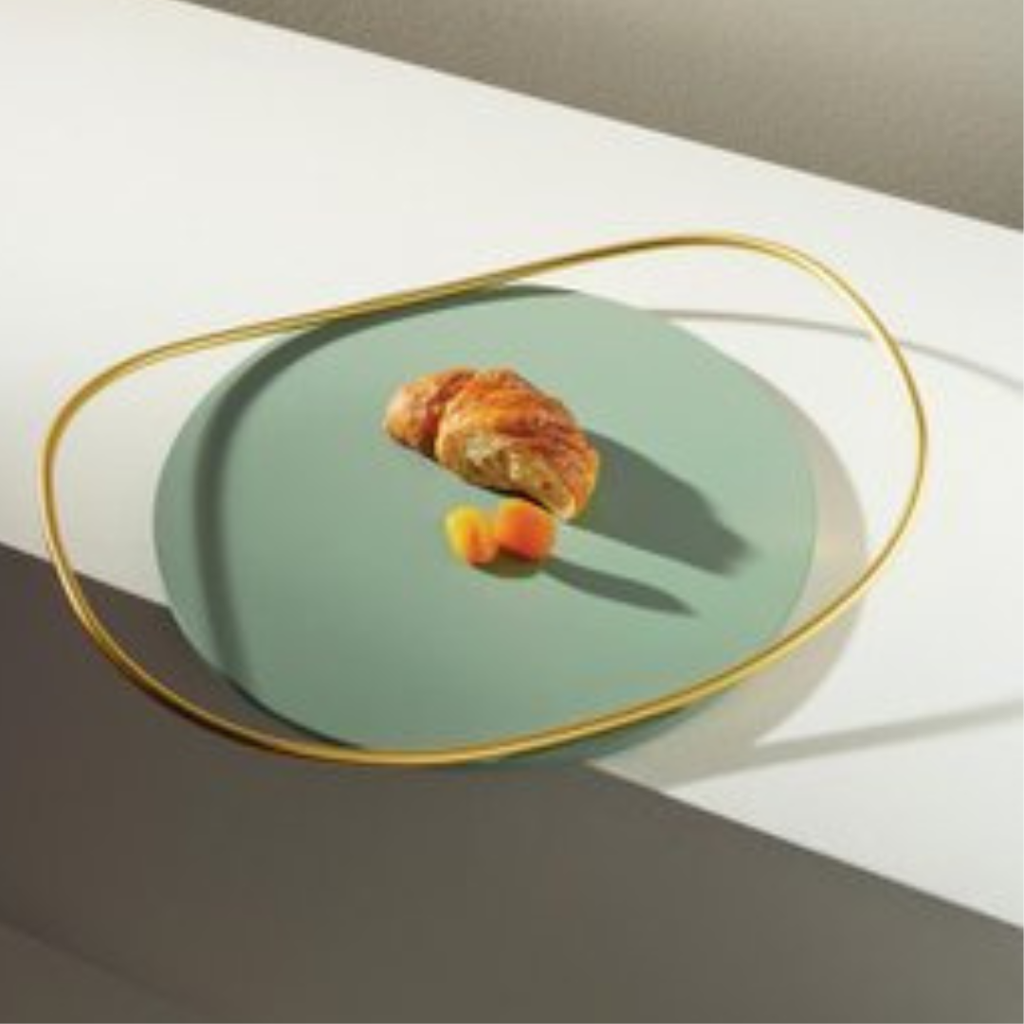Touche' A Round Tray