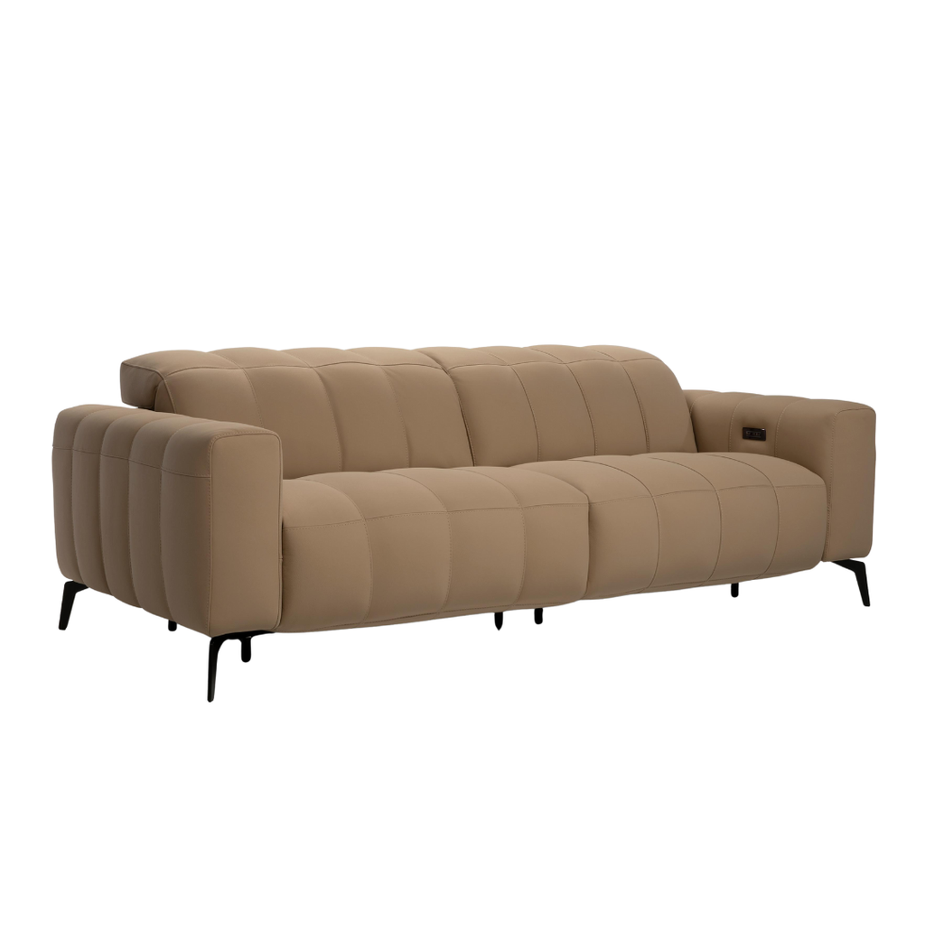 Natuzzi Editions indoor furniture including lounge armchairs, coffee tables, side tables, and bedside tables at Royal Interiors Singapore showroom.