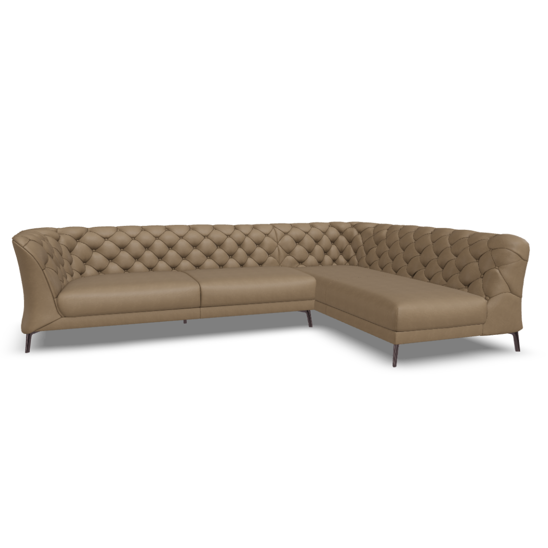 Natuzzi Italia indoor furniture including lounge armchairs, coffee tables, side tables, and bedside tables at Royal Interiors Singapore showroom.