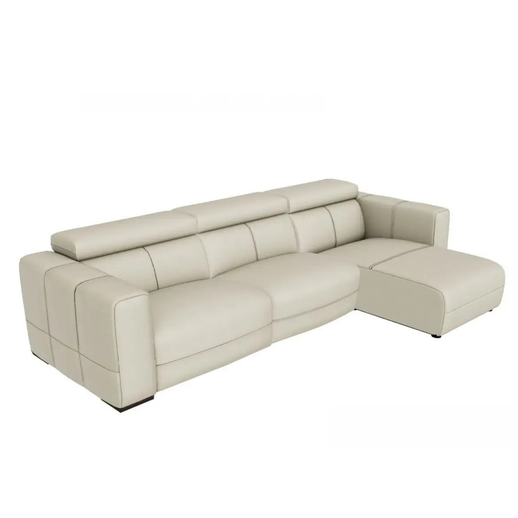 Natuzzi Italia indoor furniture including lounge armchairs, coffee tables, side tables, and bedside tables at Royal Interiors Singapore showroom.