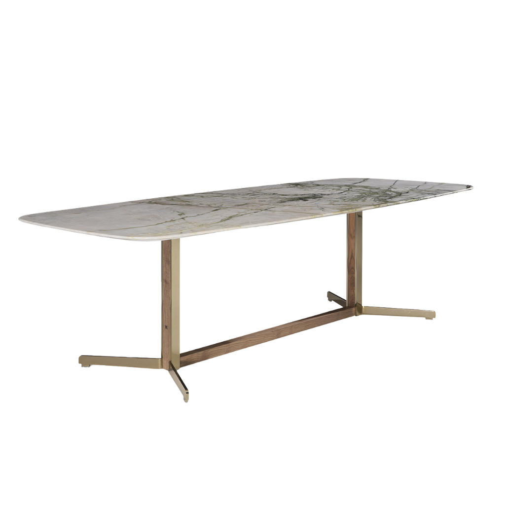 Natuzzi Italia indoor furniture including lounge armchairs, coffee tables, side tables, and bedside tables at Royal Interiors Singapore showroom.