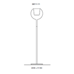 Penta Italian designer lighting featuring sculptural mirrored floor and pendant lights displayed in a luxury Singapore showroom