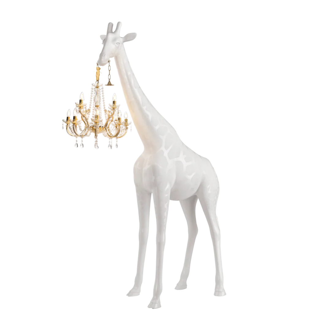Qeeboo designer furniture and lighting available at Royal Interiors Singapore, including Rabbit Chairs, Giraffe in Love lamps, and unique Italian home accessories.