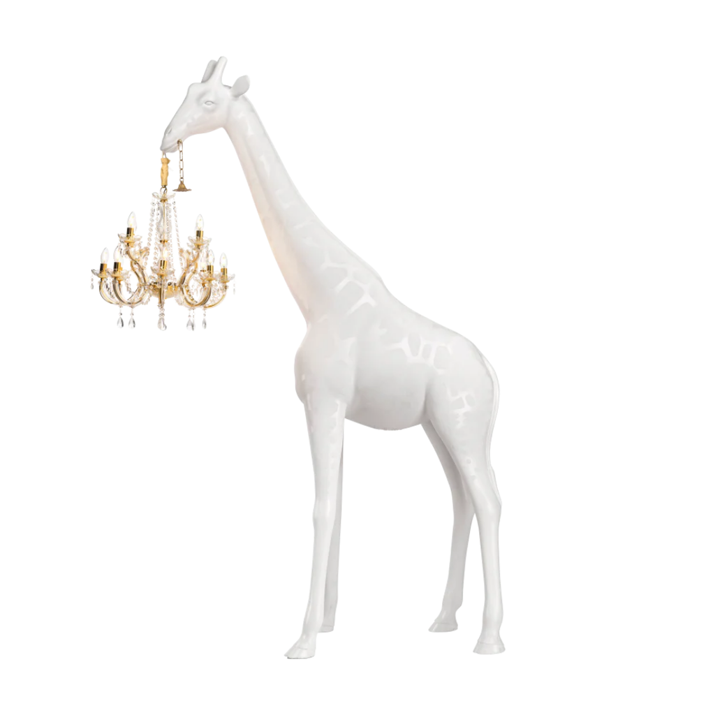 Qeeboo designer furniture and lighting available at Royal Interiors Singapore, including Rabbit Chairs, Giraffe in Love lamps, and unique Italian home accessories.