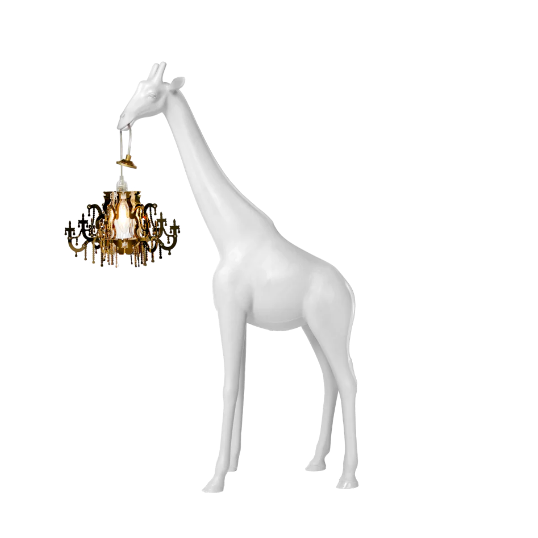 Qeeboo designer furniture and lighting available at Royal Interiors Singapore, including Rabbit Chairs, Giraffe in Love lamps, and unique Italian home accessories.