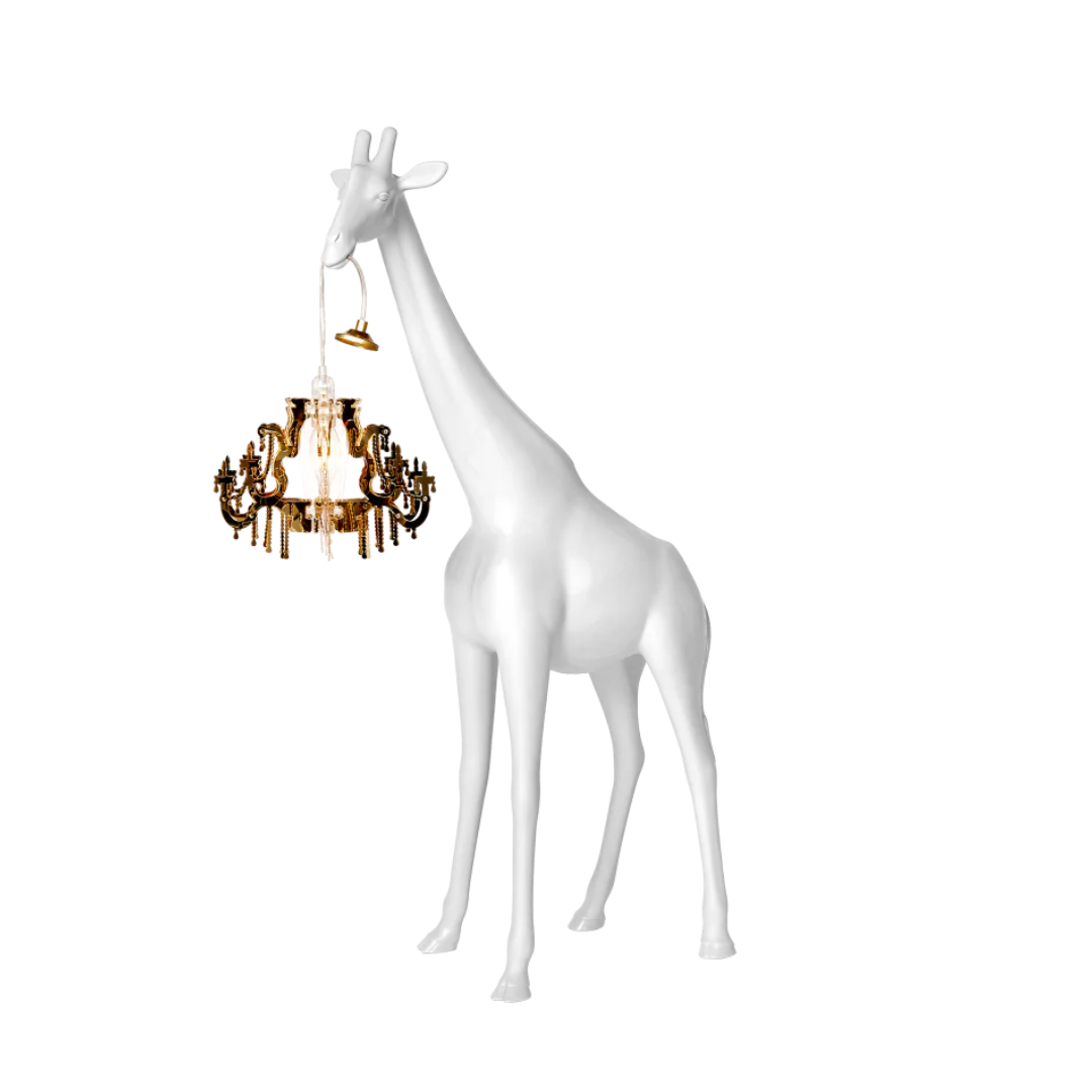 Qeeboo designer furniture and lighting available at Royal Interiors Singapore, including Rabbit Chairs, Giraffe in Love lamps, and unique Italian home accessories.