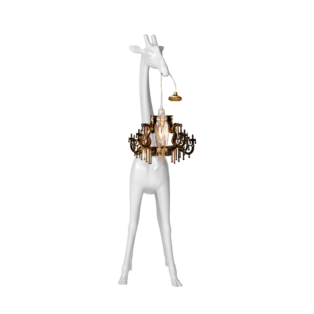 Qeeboo designer furniture and lighting available at Royal Interiors Singapore, including Rabbit Chairs, Giraffe in Love lamps, and unique Italian home accessories.