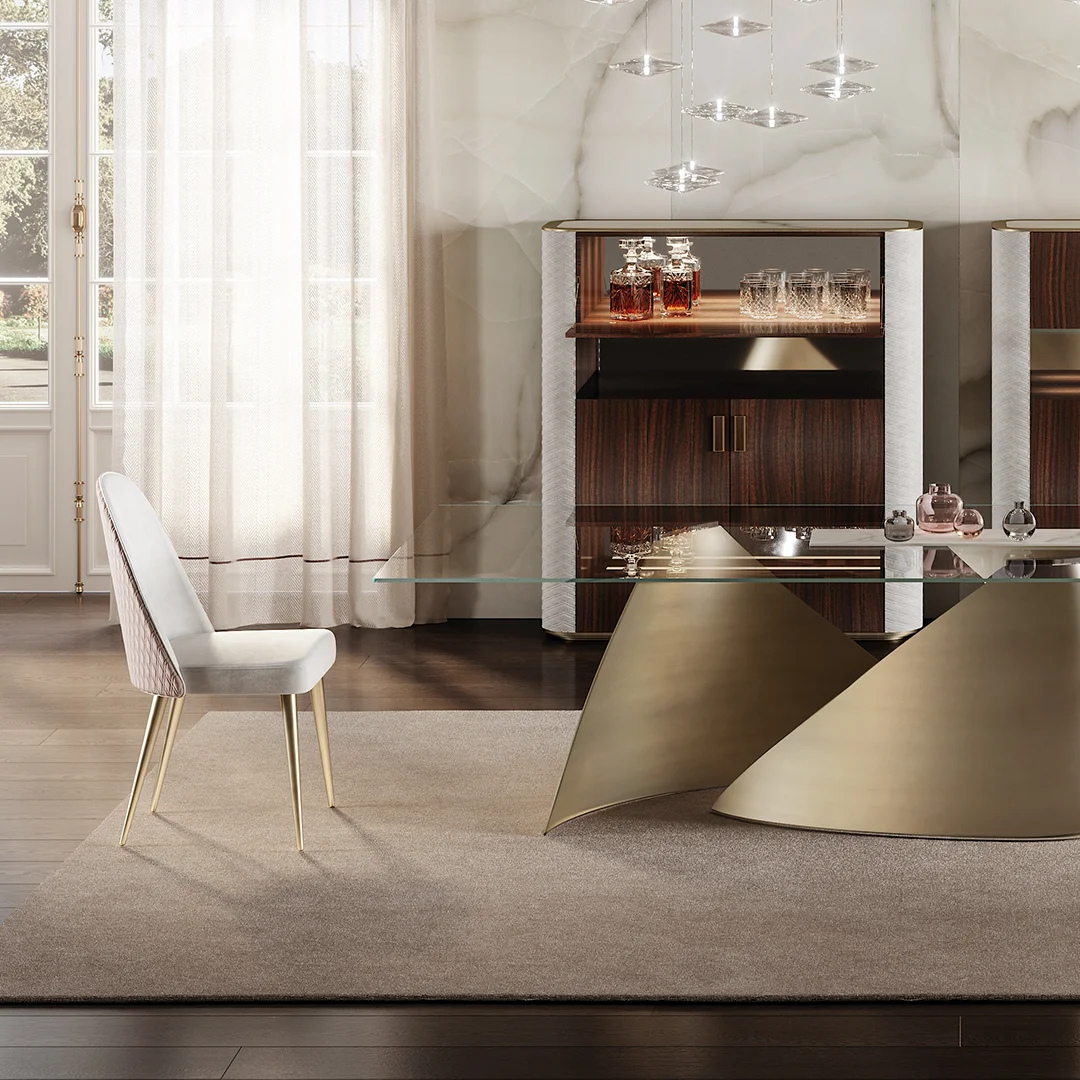 Luxury designer furniture and interior pieces available at Royal Interiors Singapore showroom