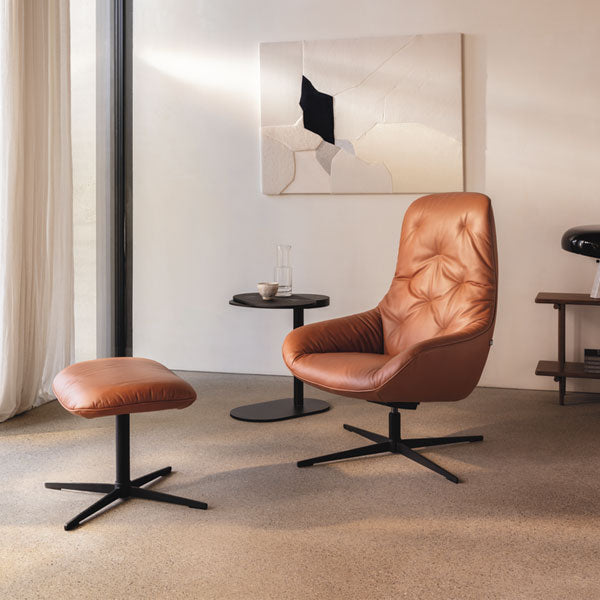 Meg Soft Armchair + Footstool