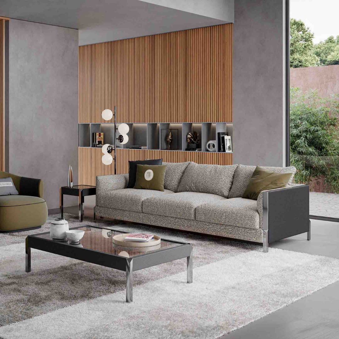 Trussardi Casa contemporary luxury furniture with refined Italian craftsmanship at Royal Interiors Singapore.