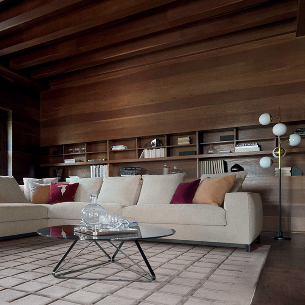 Trussardi Casa contemporary luxury furniture with refined Italian craftsmanship at Royal Interiors Singapore.