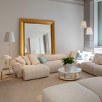 Versace Home furniture with signature Medusa and La Greca detailing, available at Royal Interiors Singapore.