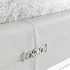 Versace Home furniture with signature Medusa and La Greca detailing, available at Royal Interiors Singapore.