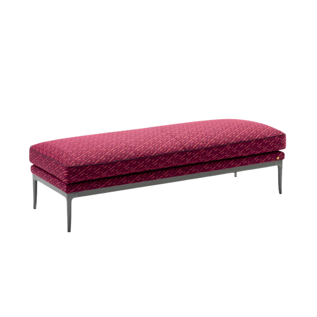 Versace Home furniture with signature Medusa and La Greca detailing, available at Royal Interiors Singapore.