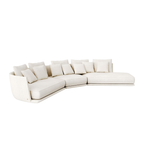 Versace Home furniture with signature Medusa and La Greca detailing, available at Royal Interiors Singapore.