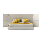 Versace Home furniture with signature Medusa and La Greca detailing, available at Royal Interiors Singapore.