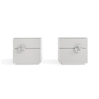 Versace Home furniture with signature Medusa and La Greca detailing, available at Royal Interiors Singapore.