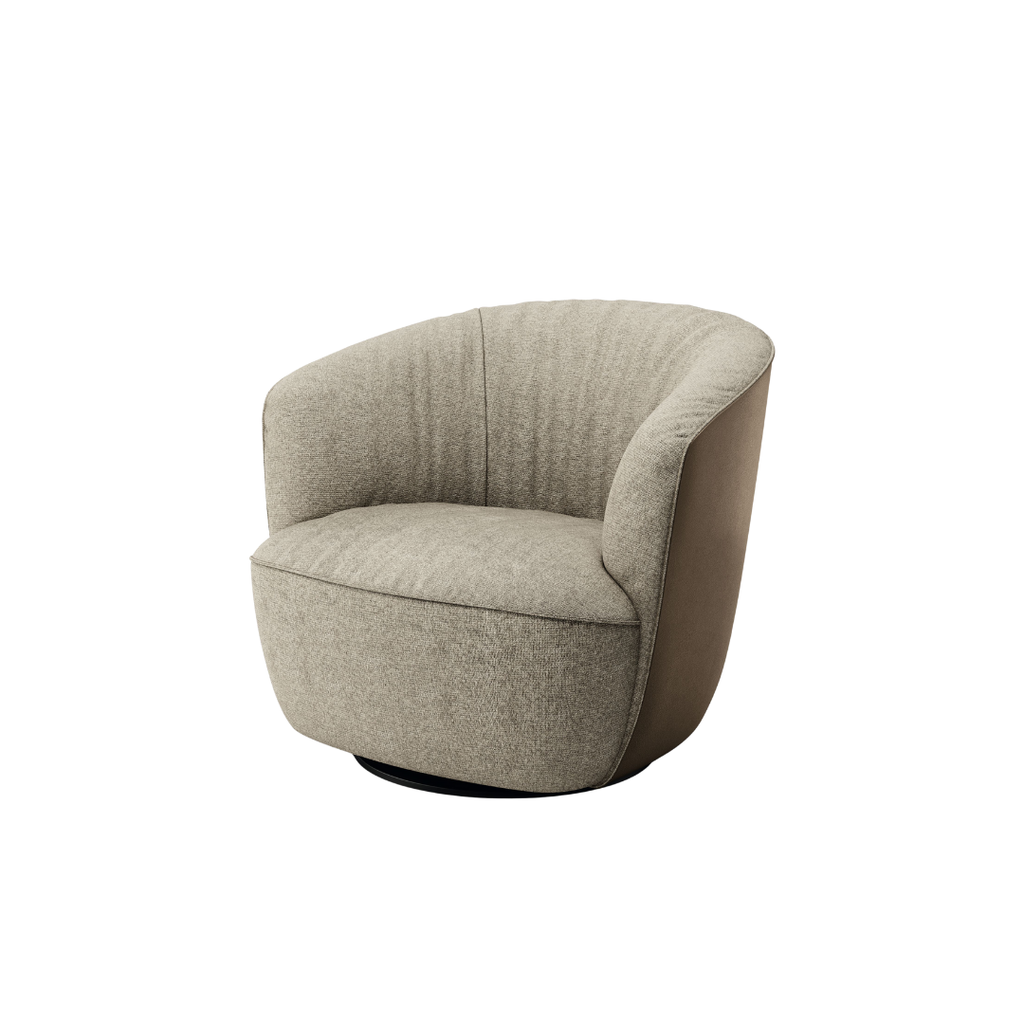 Luxury lounge armchair from Royal Interiors Singapore — designer seating crafted for modern comfort and timeless style.