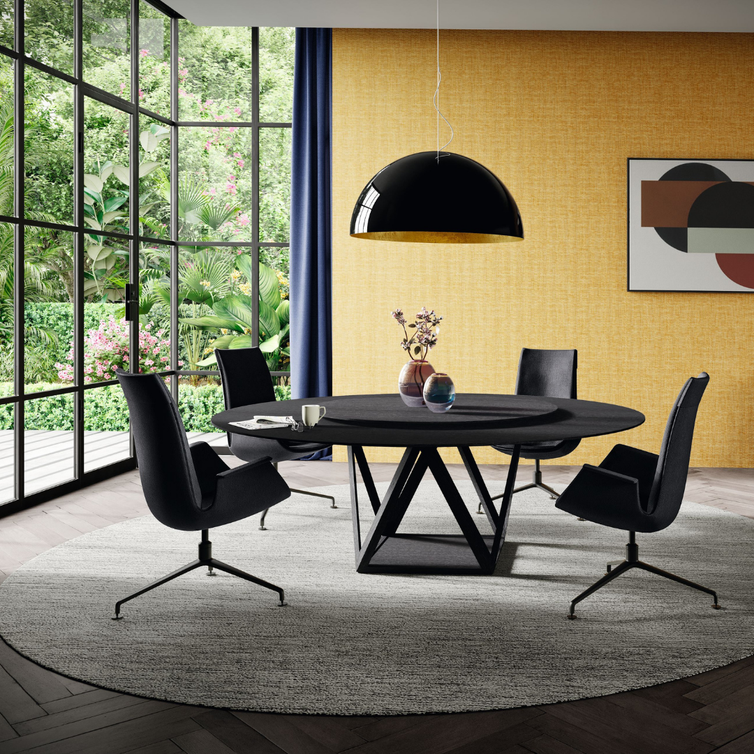 Luxury lounge armchair from Royal Interiors Singapore — designer seating crafted for modern comfort and timeless style.