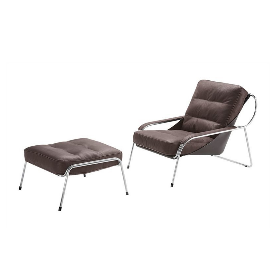 Luxury lounge armchair from Royal Interiors Singapore — designer seating crafted for modern comfort and timeless style.