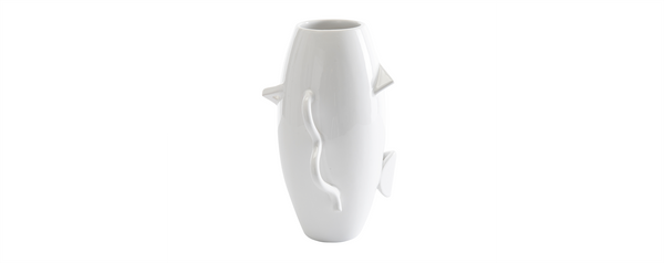 Dealbata Oval Ceramic Vase