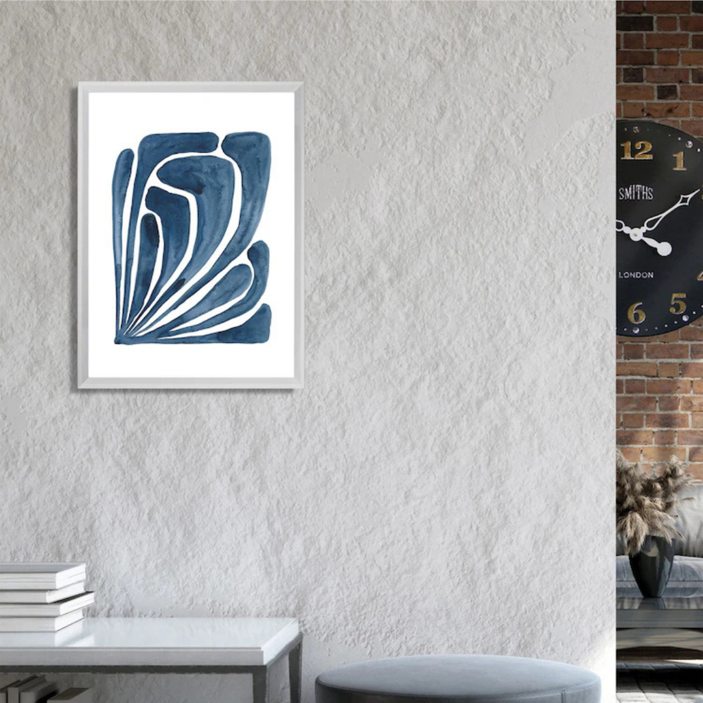 Brookpace Lascelles framed artwork displayed in elegant interior setting at Royal Interiors Singapore