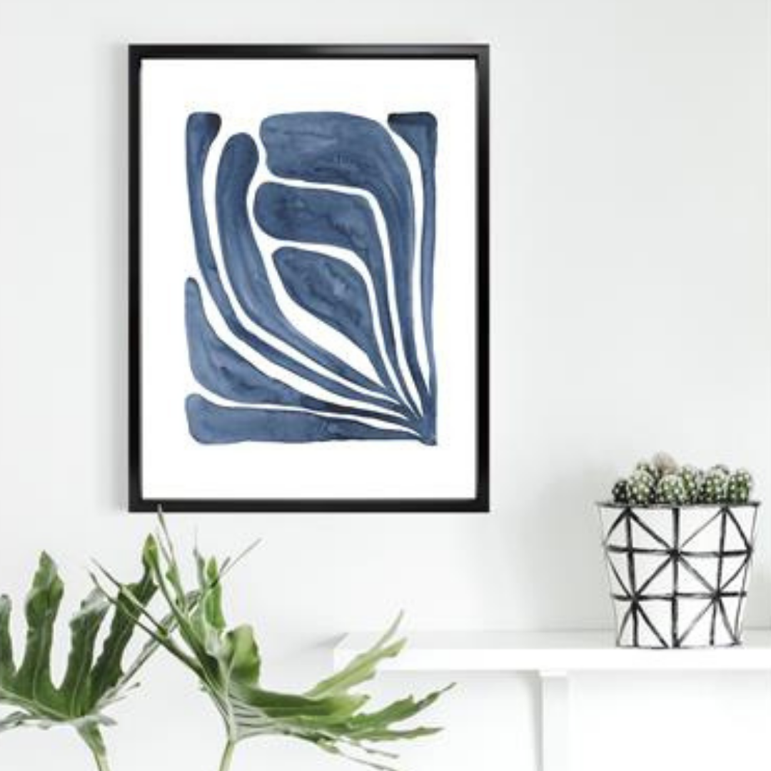 Brookpace Lascelles framed artwork displayed in elegant interior setting at Royal Interiors Singapore