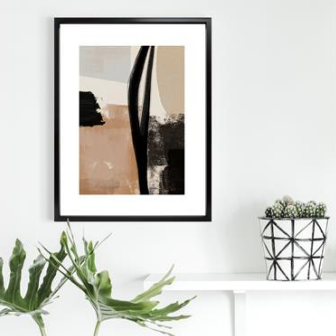 Brookpace Lascelles framed artwork displayed in elegant interior setting at Royal Interiors Singapore