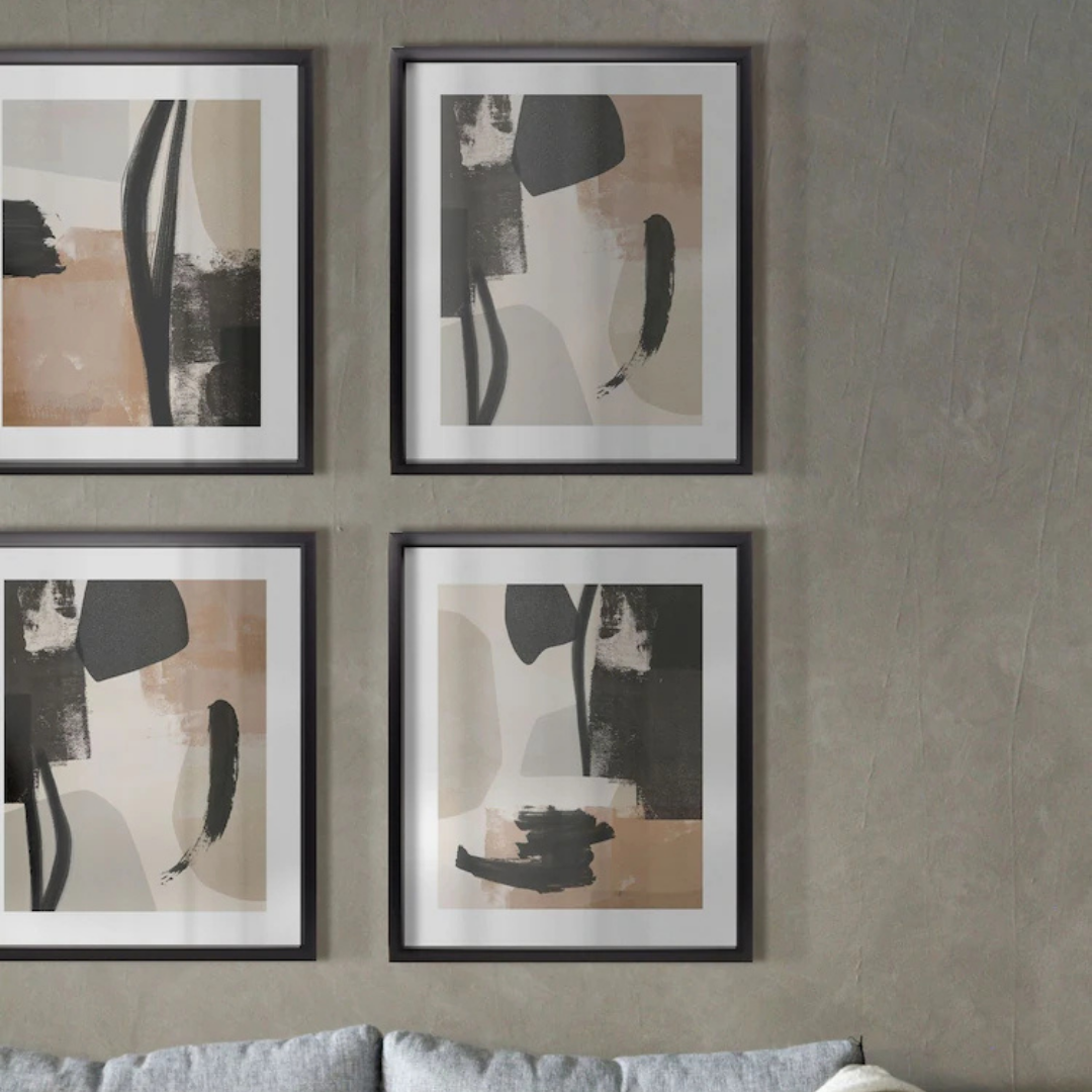 Brookpace Lascelles framed artwork displayed in elegant interior setting at Royal Interiors Singapore