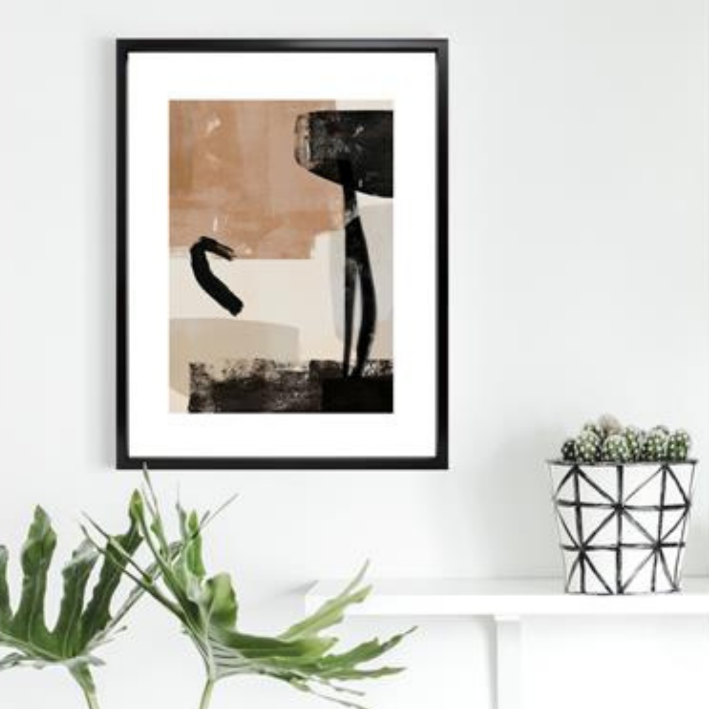 Brookpace Lascelles framed artwork displayed in elegant interior setting at Royal Interiors Singapore