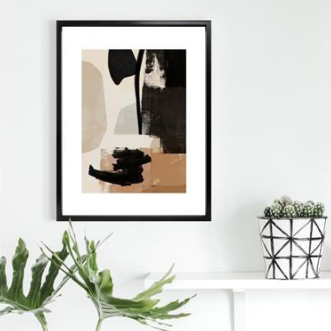 Brookpace Lascelles framed artwork displayed in elegant interior setting at Royal Interiors Singapore