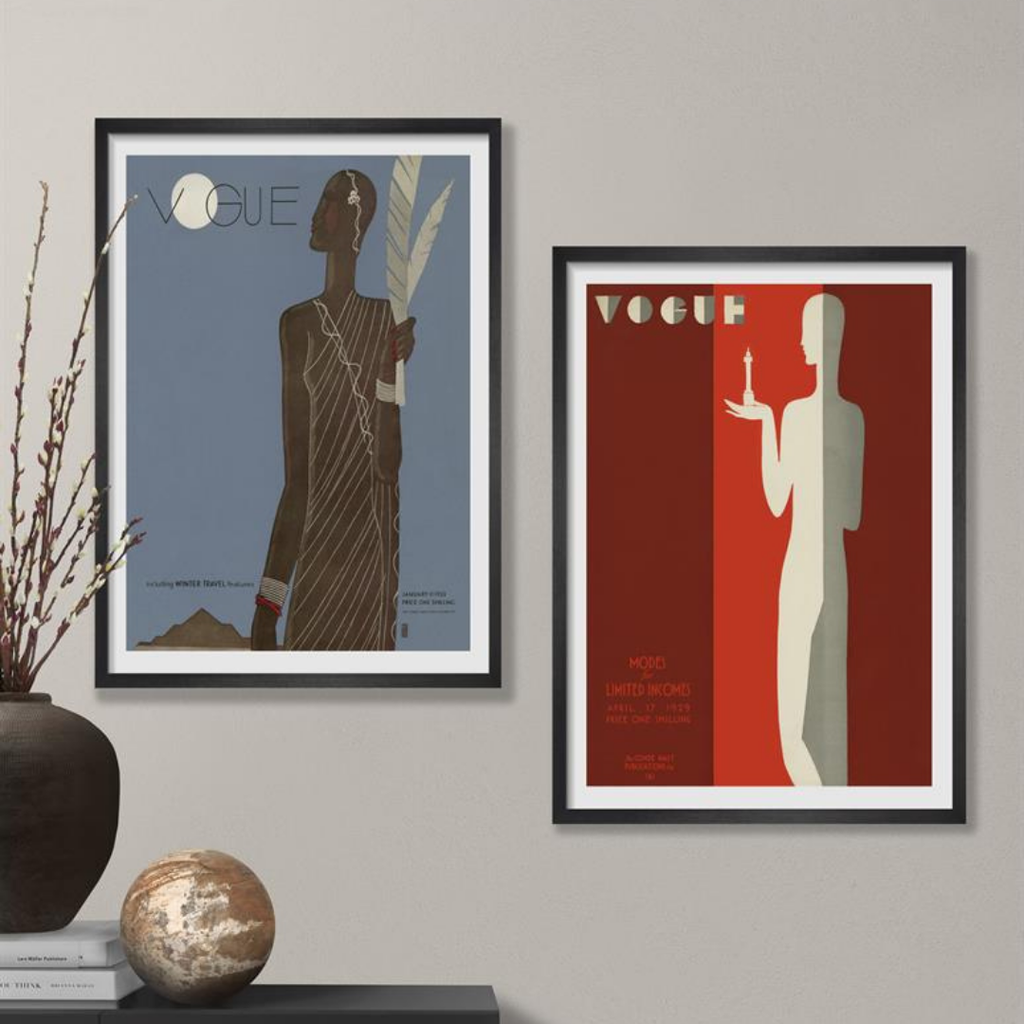 Brookpace Lascelles framed artwork displayed in elegant interior setting at Royal Interiors Singapore