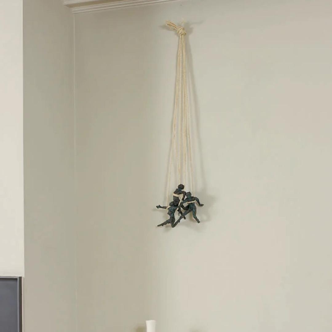 Gardeco handcrafted decorative sculpture styled in modern luxury interior at Royal Interiors Singapore