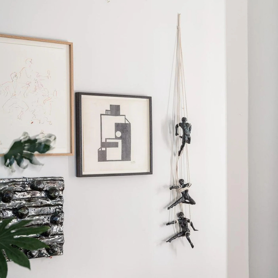 Gardeco handcrafted decorative sculpture styled in modern luxury interior at Royal Interiors Singapore