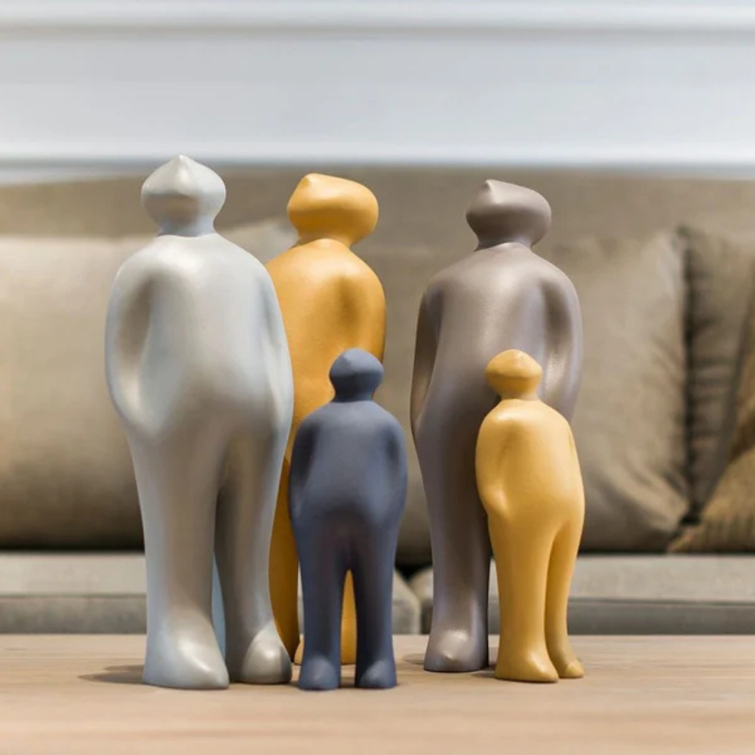 Gardeco handcrafted decorative sculpture styled in modern luxury interior at Royal Interiors Singapore