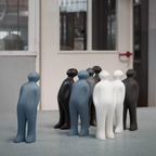 Gardeco handcrafted decorative sculpture styled in modern luxury interior at Royal Interiors Singapore