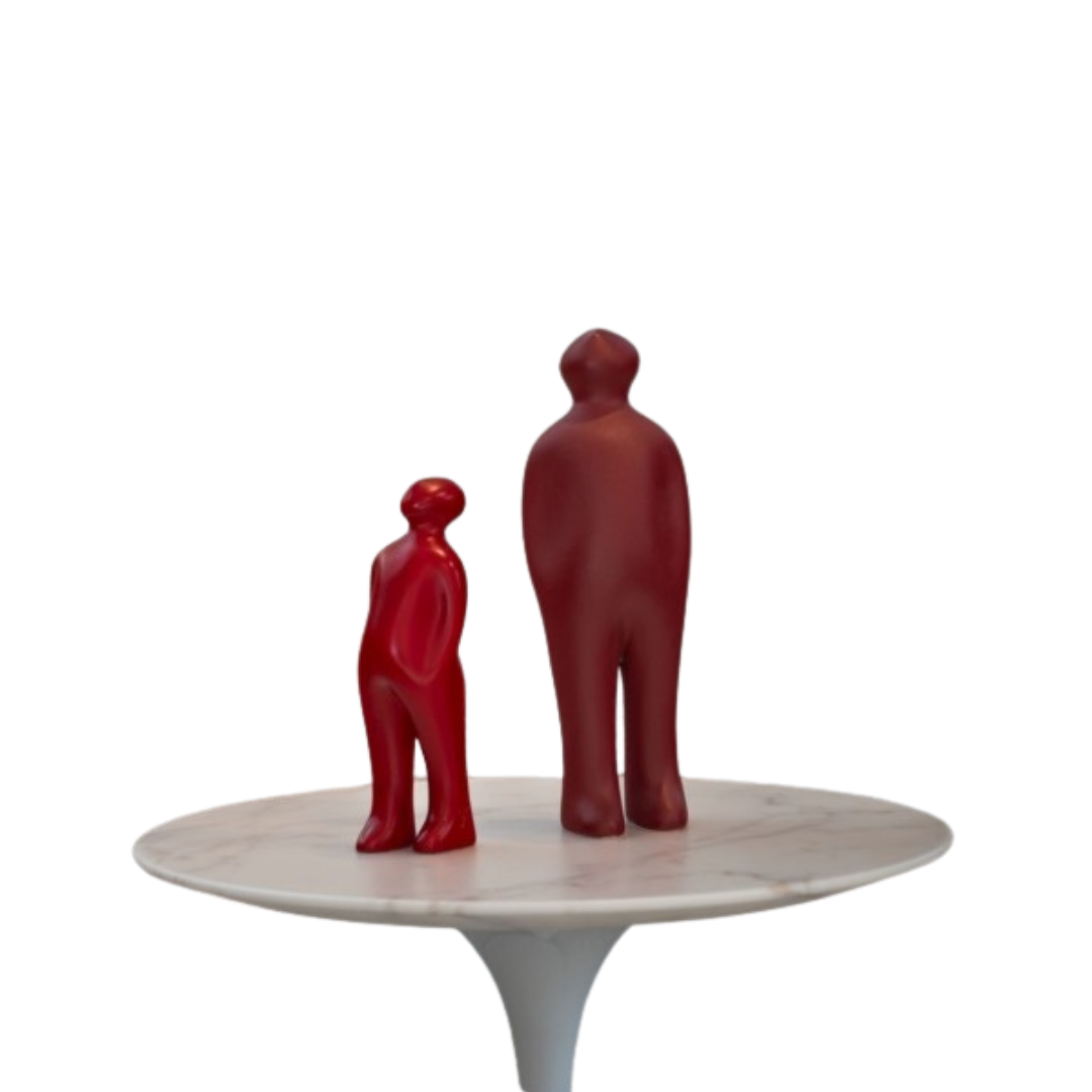 Gardeco handcrafted decorative sculpture styled in modern luxury interior at Royal Interiors Singapore