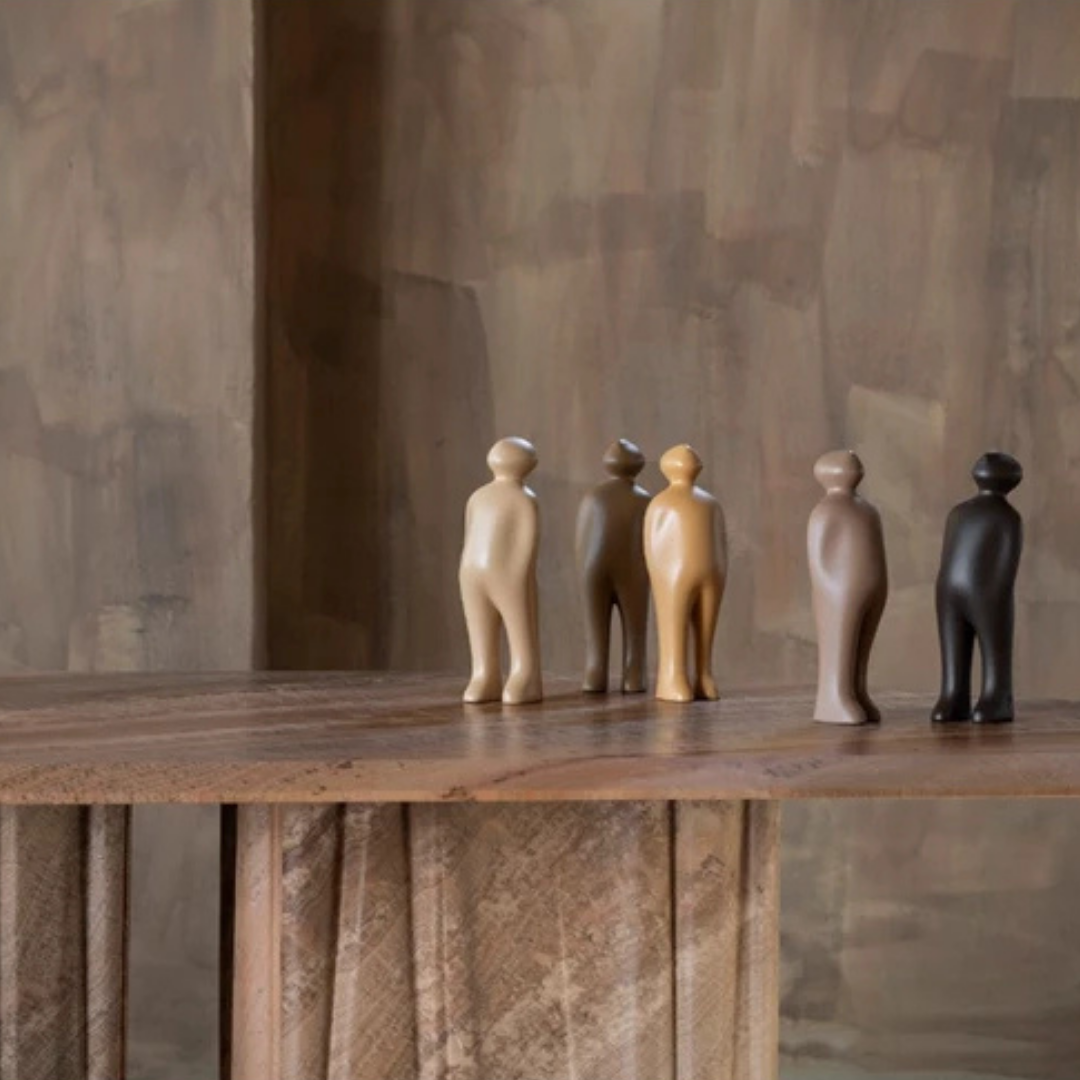 Gardeco handcrafted decorative sculpture styled in modern luxury interior at Royal Interiors Singapore