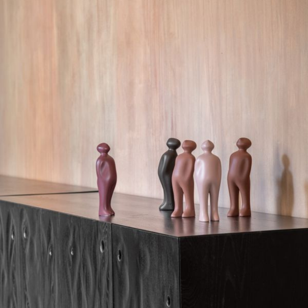 Gardeco handcrafted decorative sculpture styled in modern luxury interior at Royal Interiors Singapore